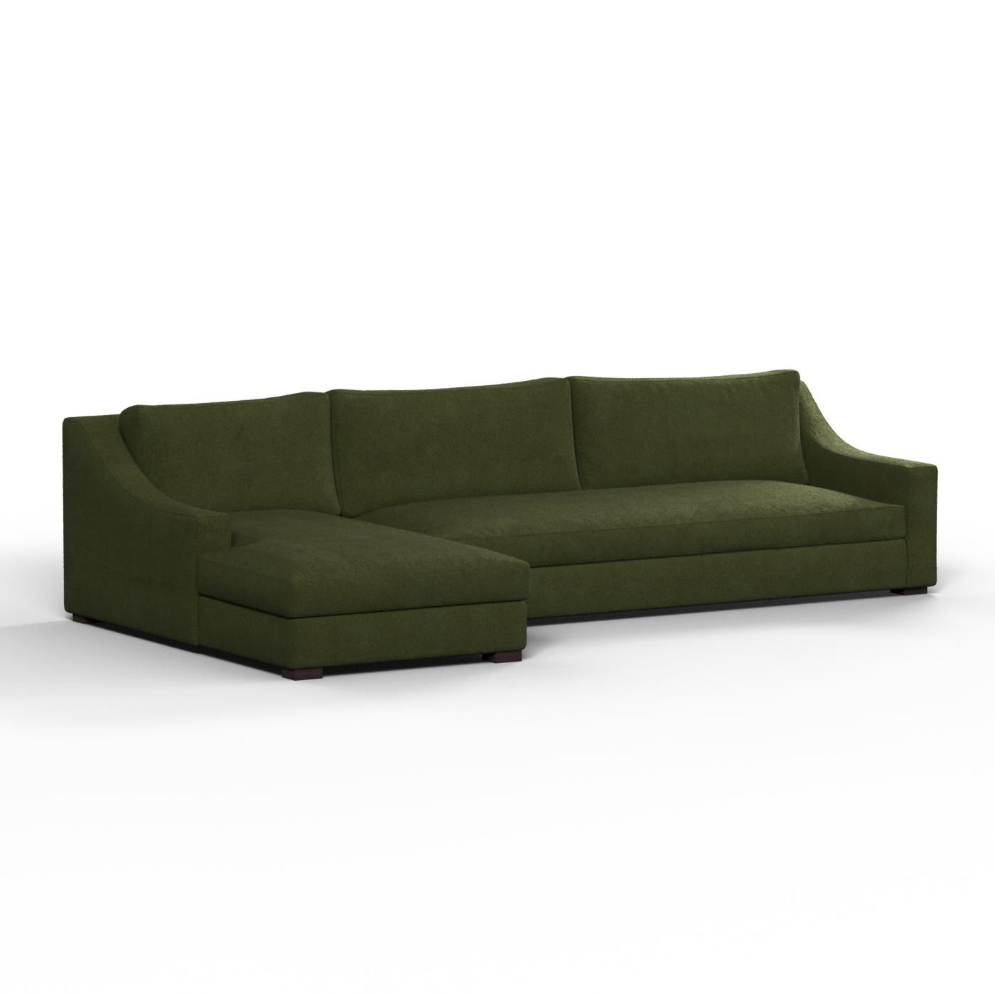 Louis Sectional Sofa — Low-Profile Modular Corner Layout