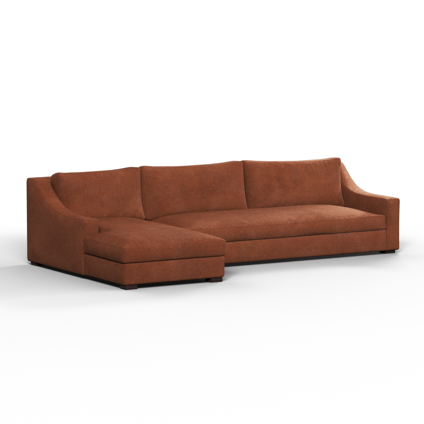 Louis Sectional Sofa — Low-Profile Modular Corner Layout