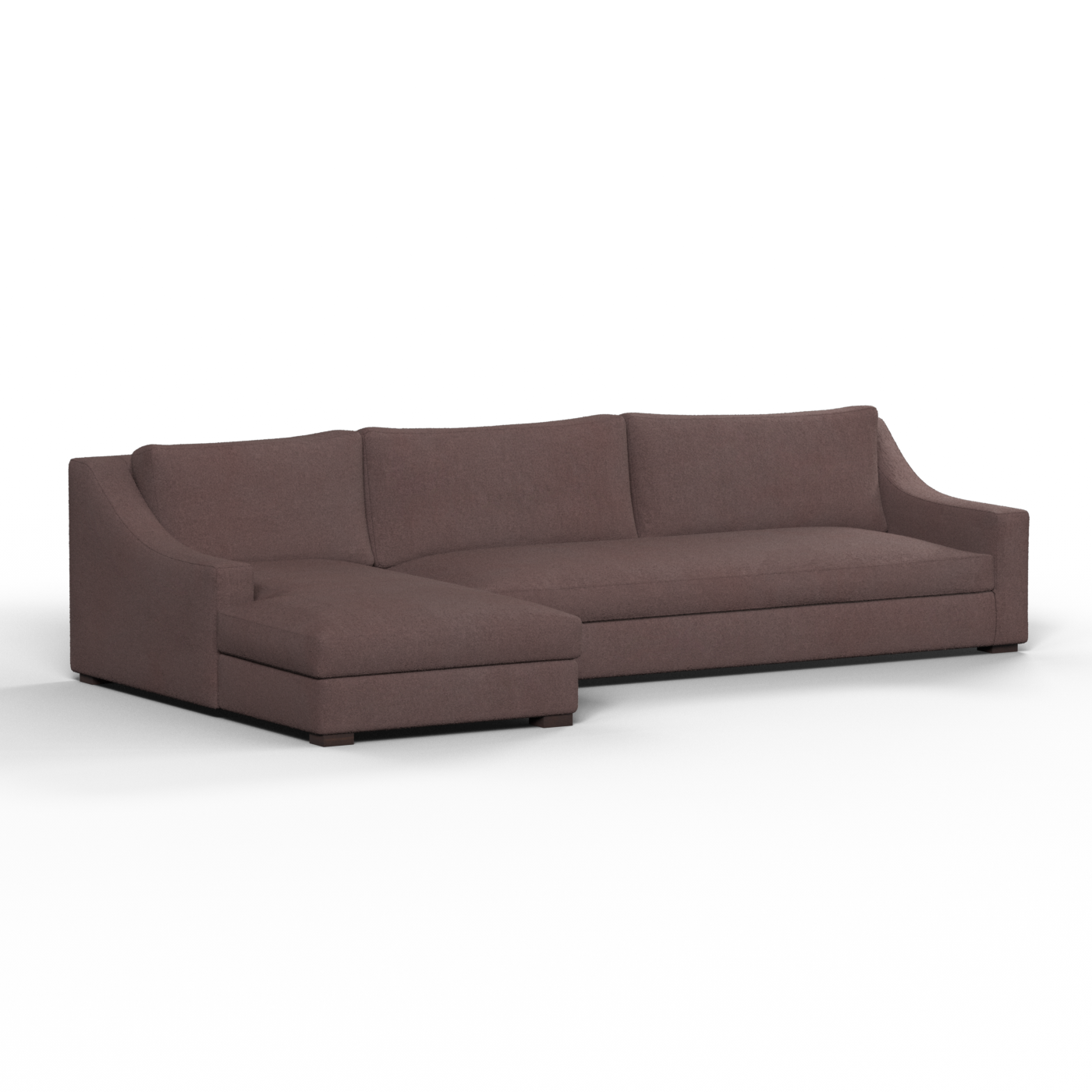 Louis Sectional Sofa — Low-Profile Modular Corner Layout