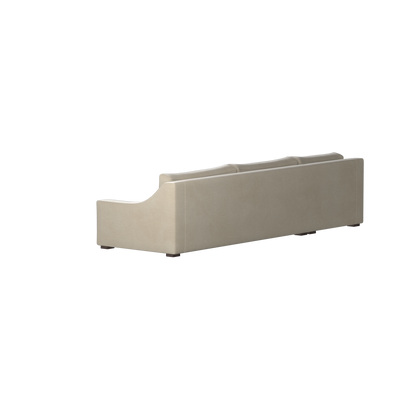 Canapé sectionnel Louis — Disposition d'angle modulaire à profil bas 