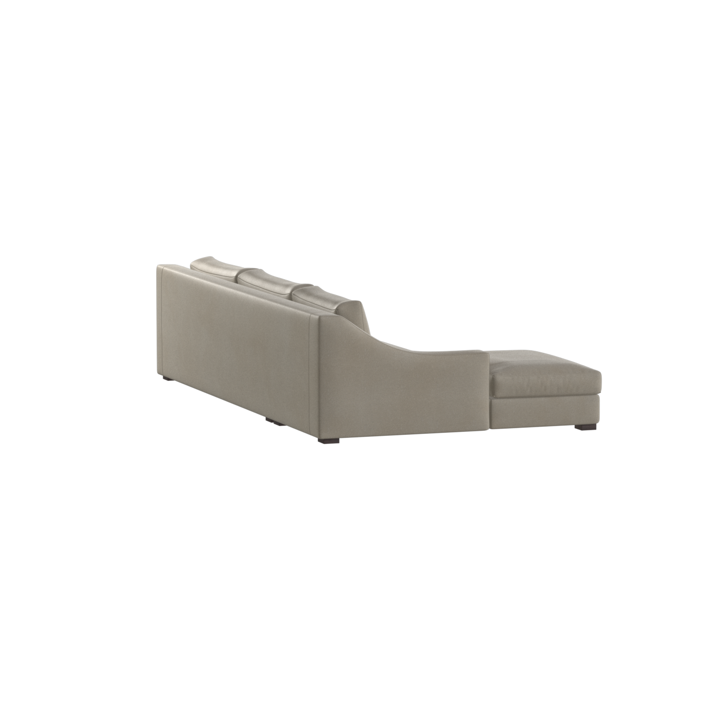 Canapé sectionnel Louis — Disposition d'angle modulaire à profil bas 