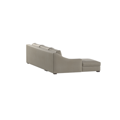 Canapé sectionnel Louis — Disposition d'angle modulaire à profil bas 