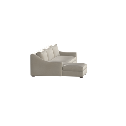 Canapé sectionnel Louis — Disposition d'angle modulaire à profil bas 