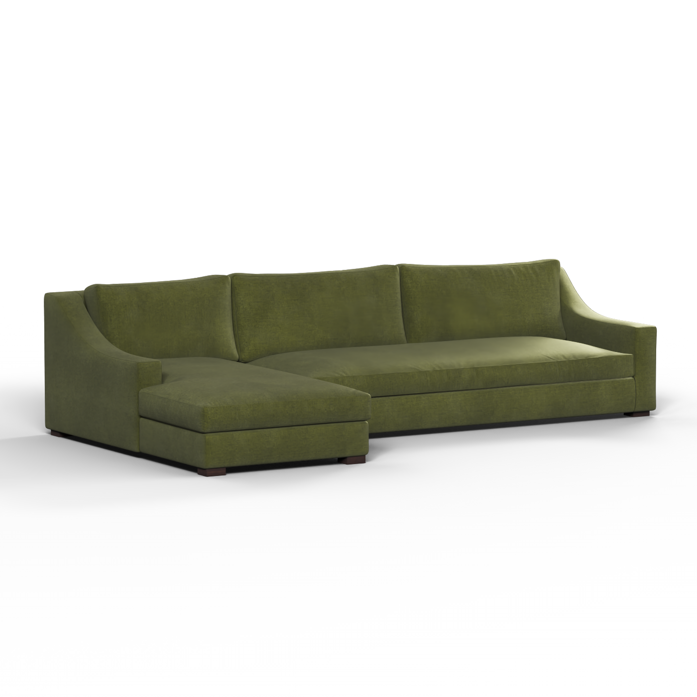 Louis Sectional Sofa — Low-Profile Modular Corner Layout
