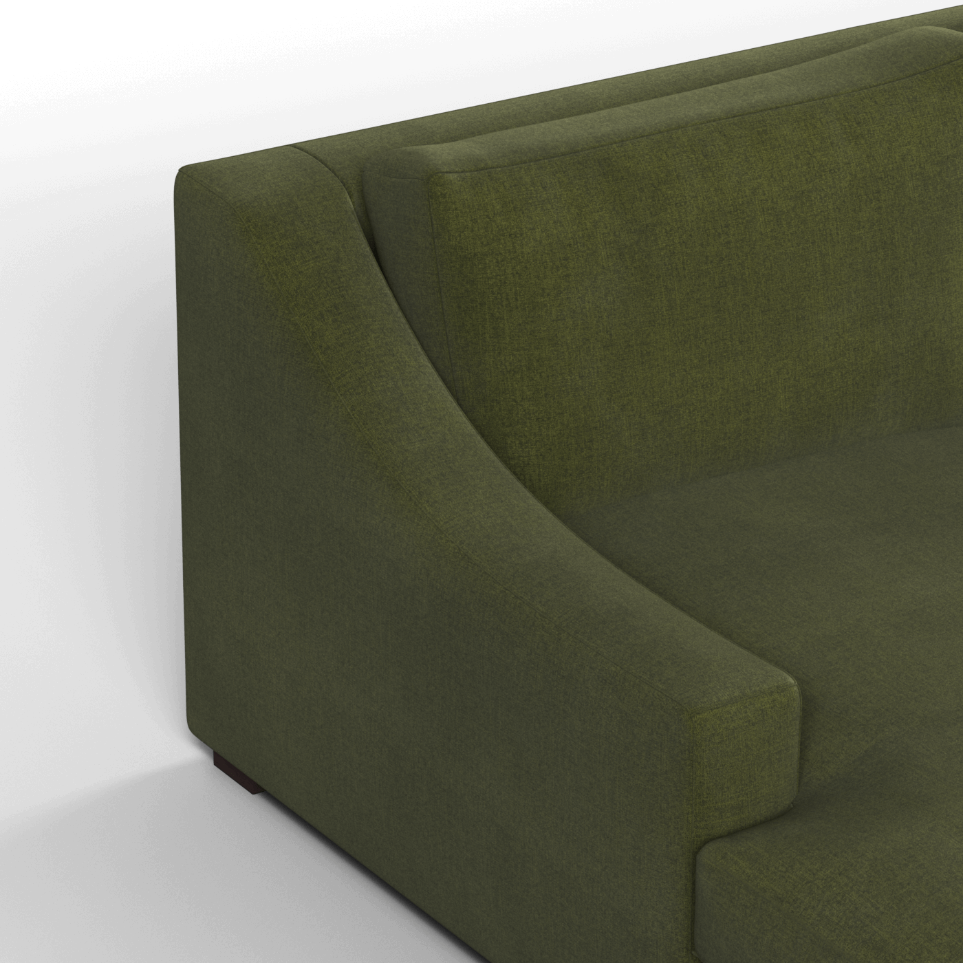 Louis Sectional Sofa — Low-Profile Modular Corner Layout