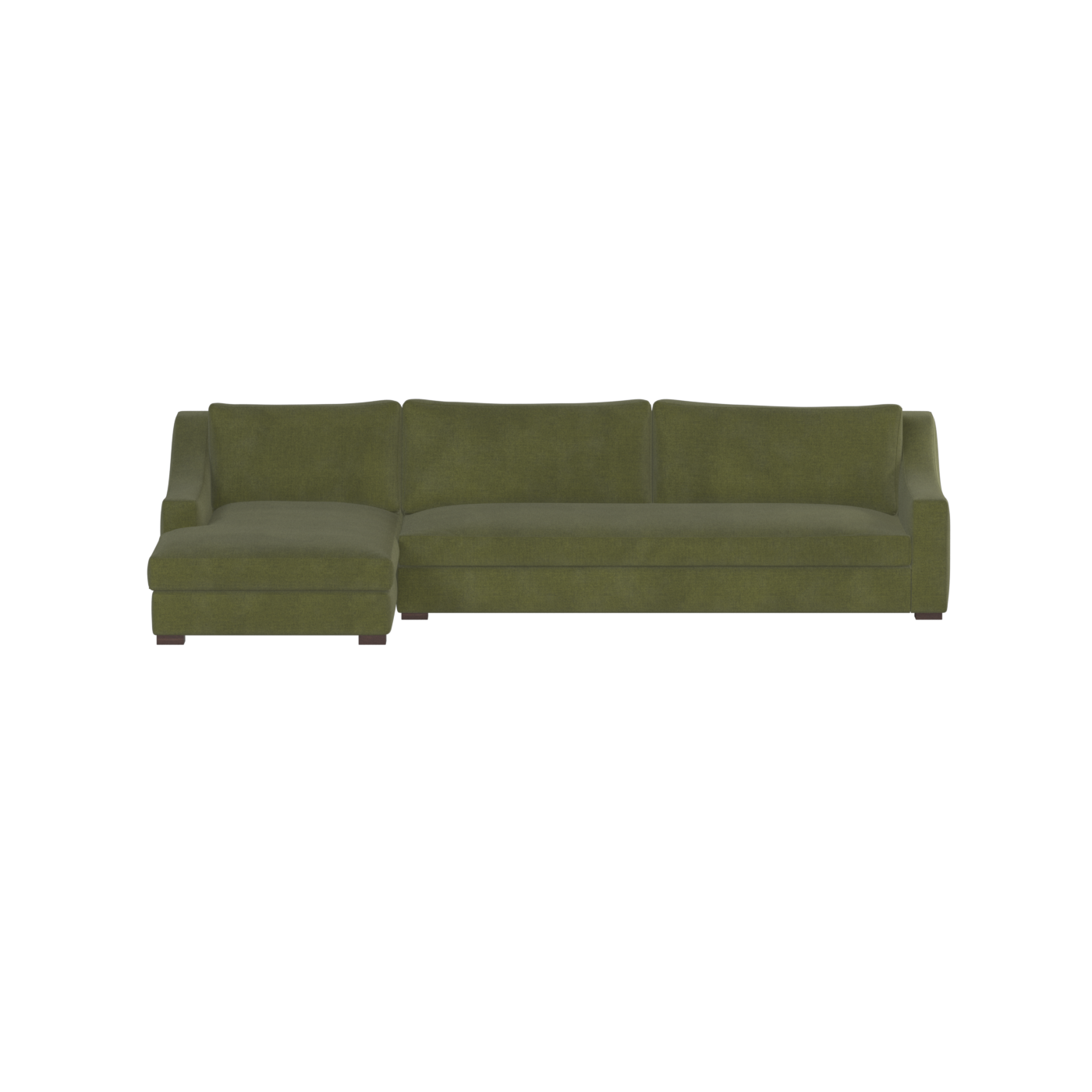 Louis Sectional Sofa — Low-Profile Modular Corner Layout