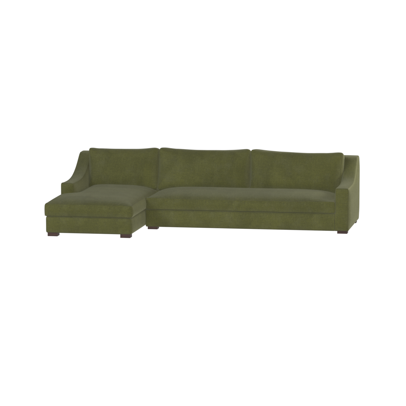 Louis Sectional Sofa — Low-Profile Modular Corner Layout