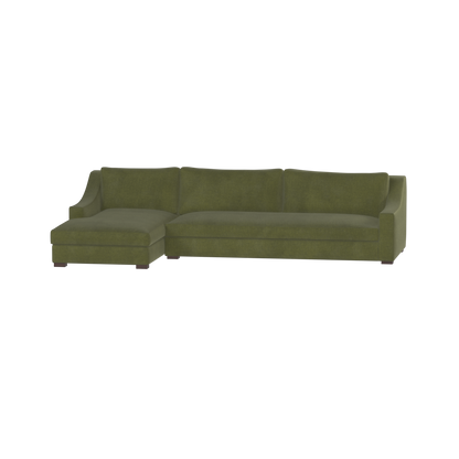 Louis Sectional Sofa — Low-Profile Modular Corner Layout