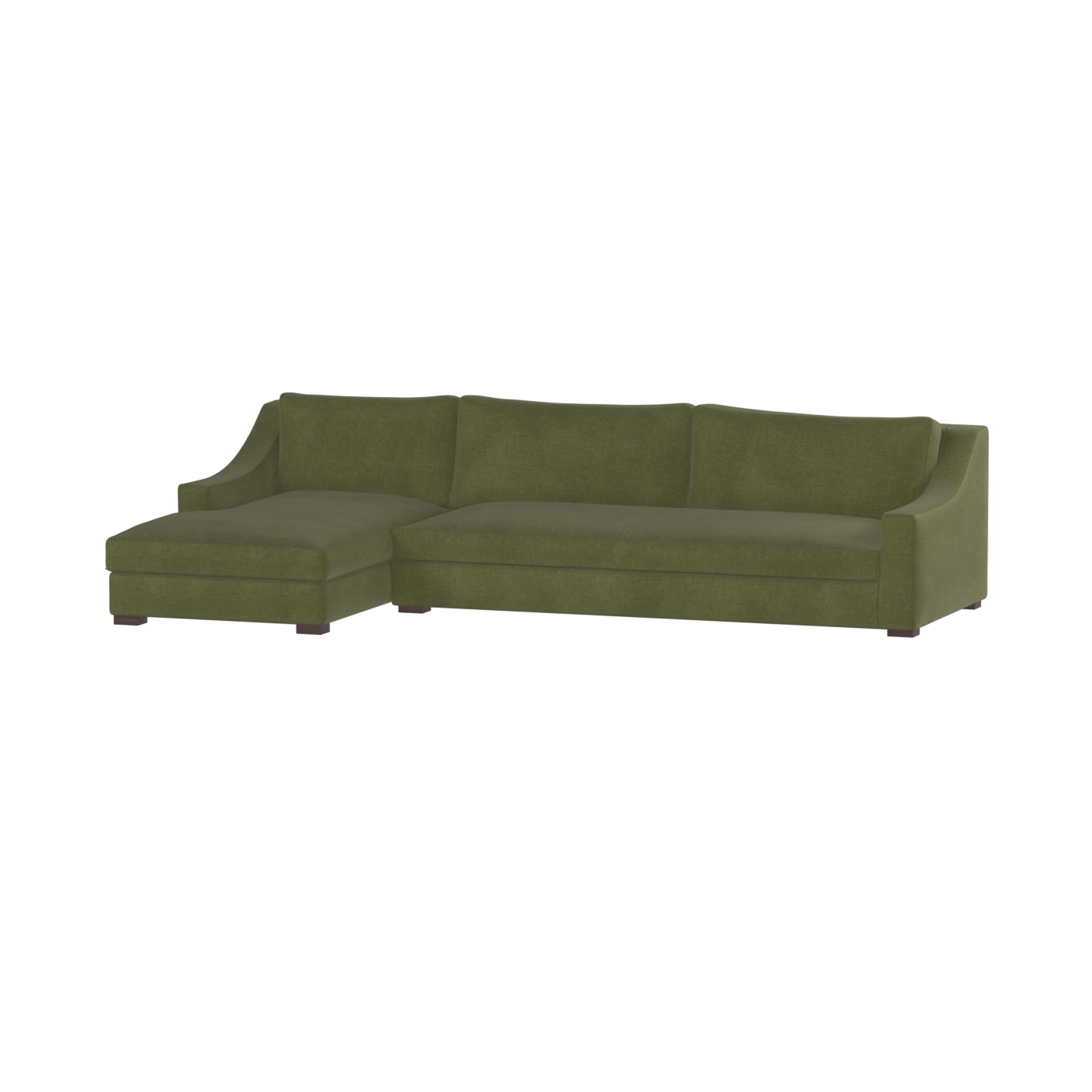 Louis Sectional Sofa — Low-Profile Modular Corner Layout