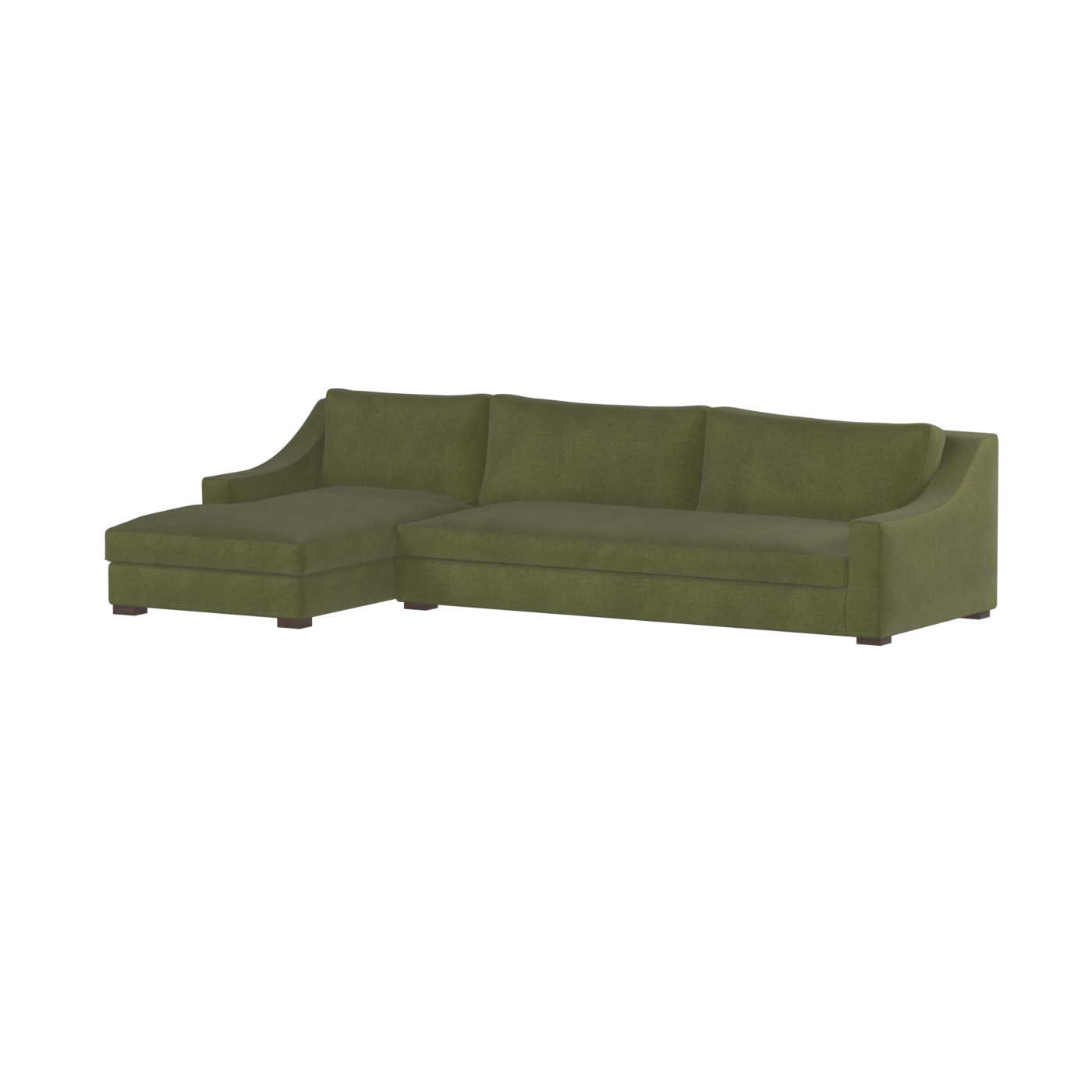 Louis Sectional Sofa — Low-Profile Modular Corner Layout