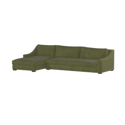 Louis Sectional Sofa — Low-Profile Modular Corner Layout