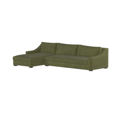 Louis Sectional Sofa — Low-Profile Modular Corner Layout