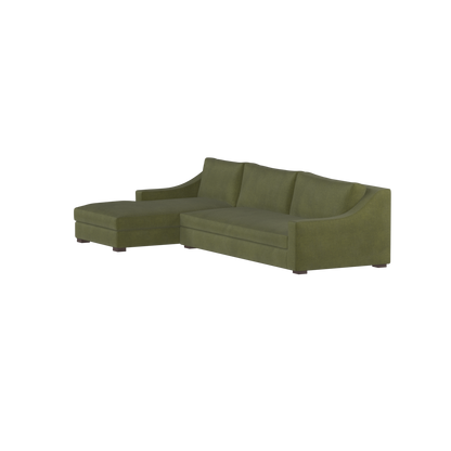 Louis Sectional Sofa — Low-Profile Modular Corner Layout