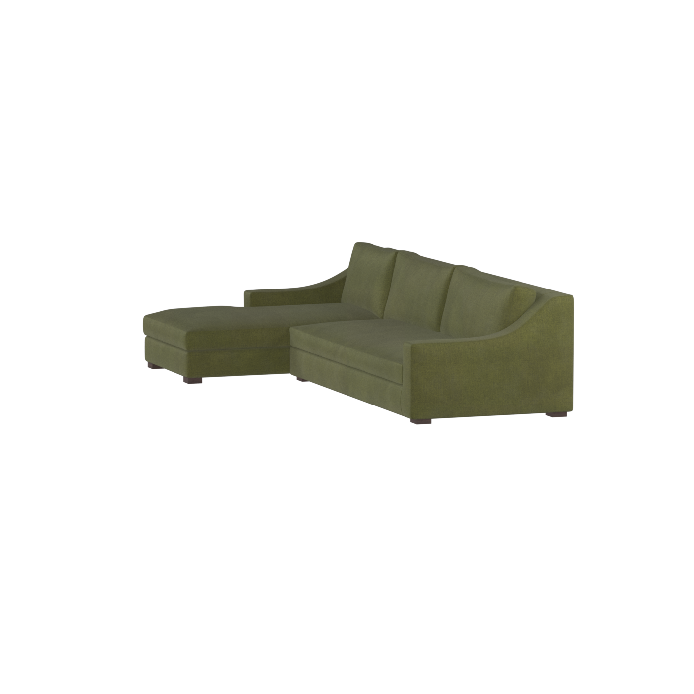 Louis Sectional Sofa — Low-Profile Modular Corner Layout
