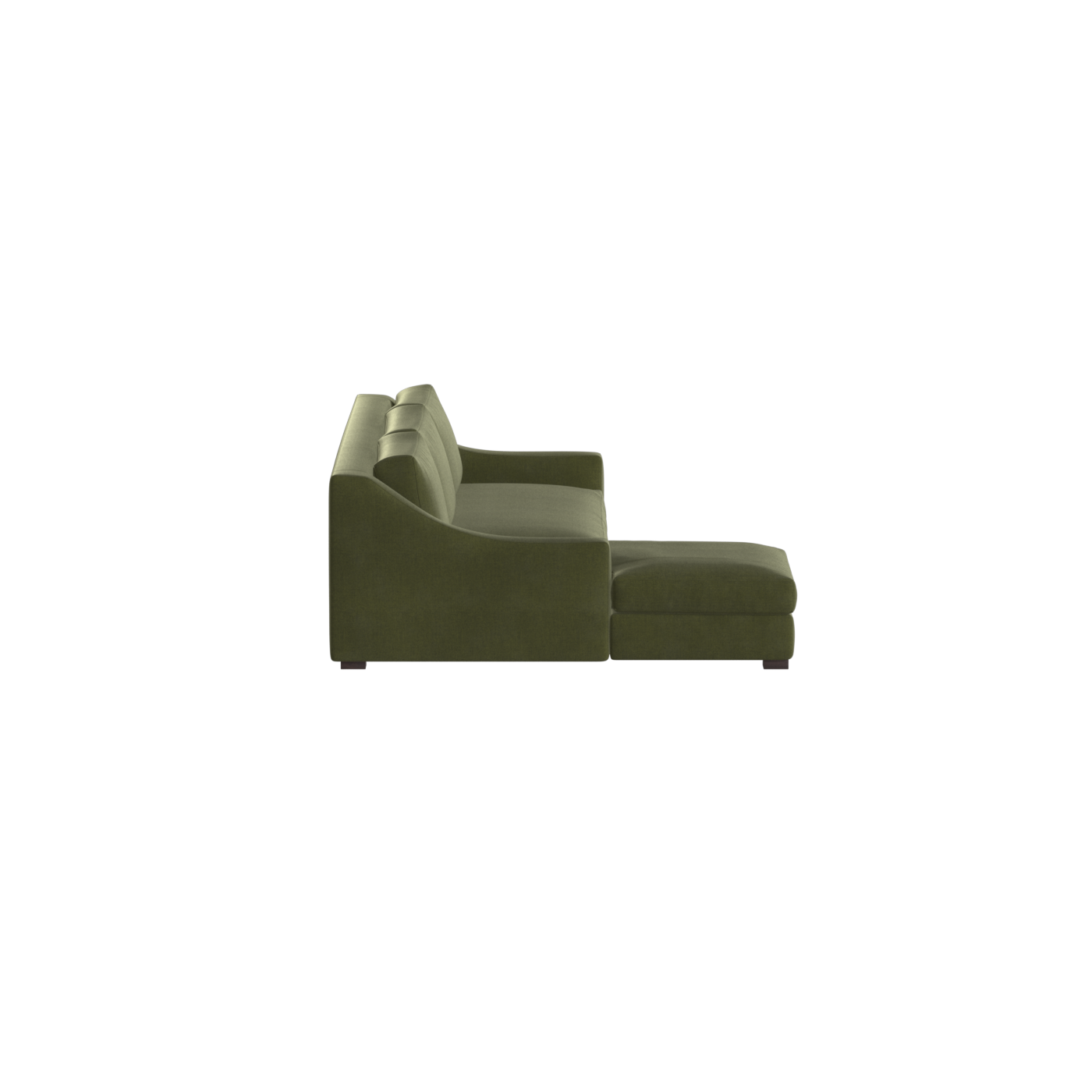 Louis Sectional Sofa — Low-Profile Modular Corner Layout
