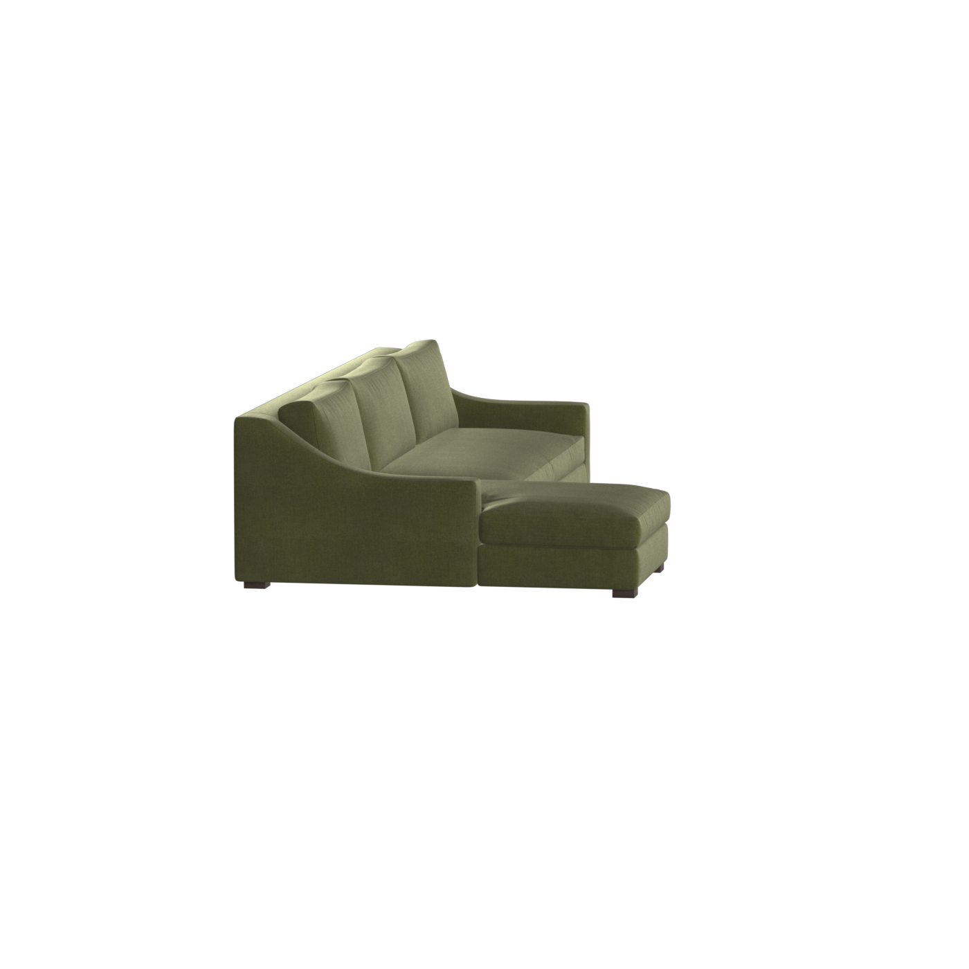 Louis Sectional Sofa — Low-Profile Modular Corner Layout