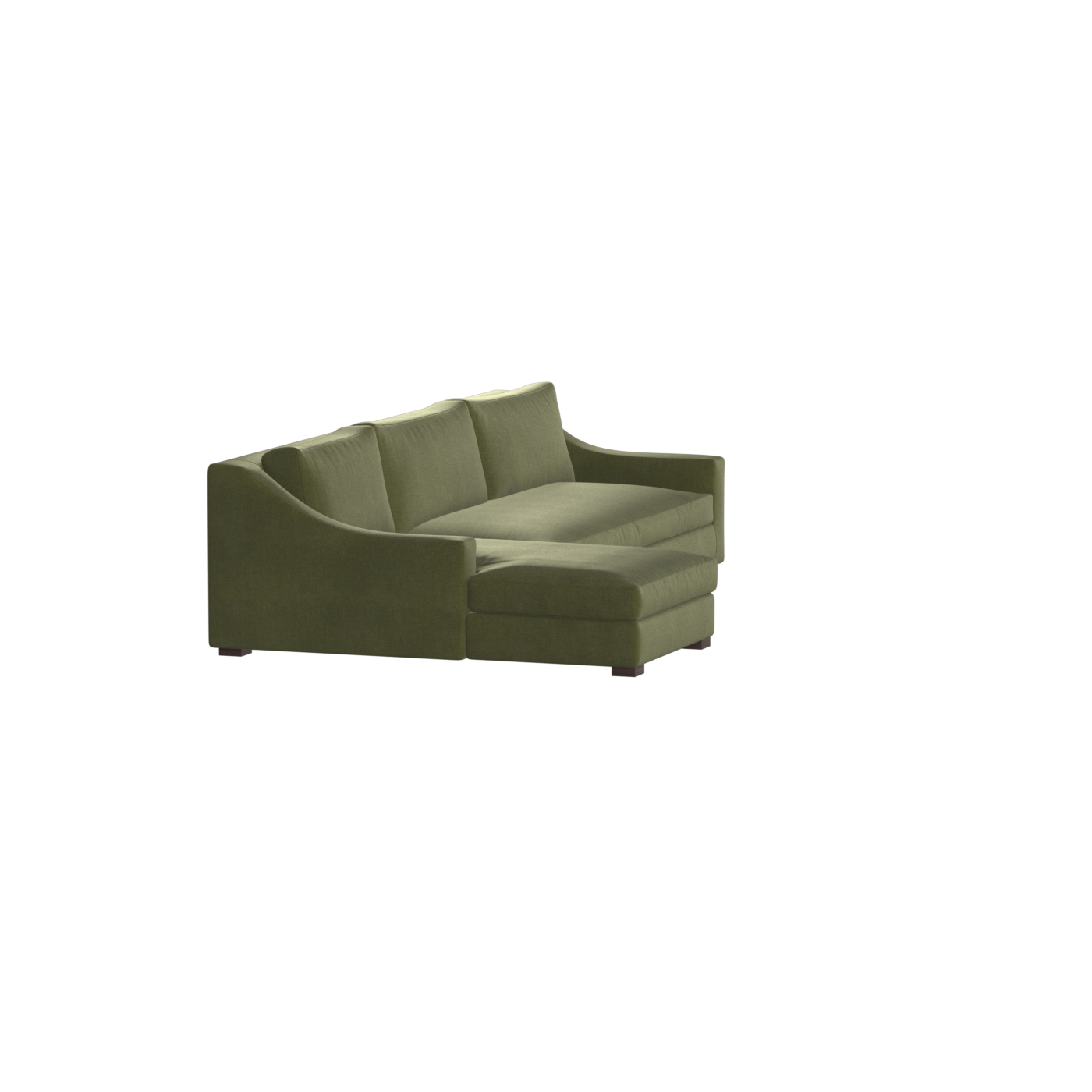 Louis Sectional Sofa — Low-Profile Modular Corner Layout
