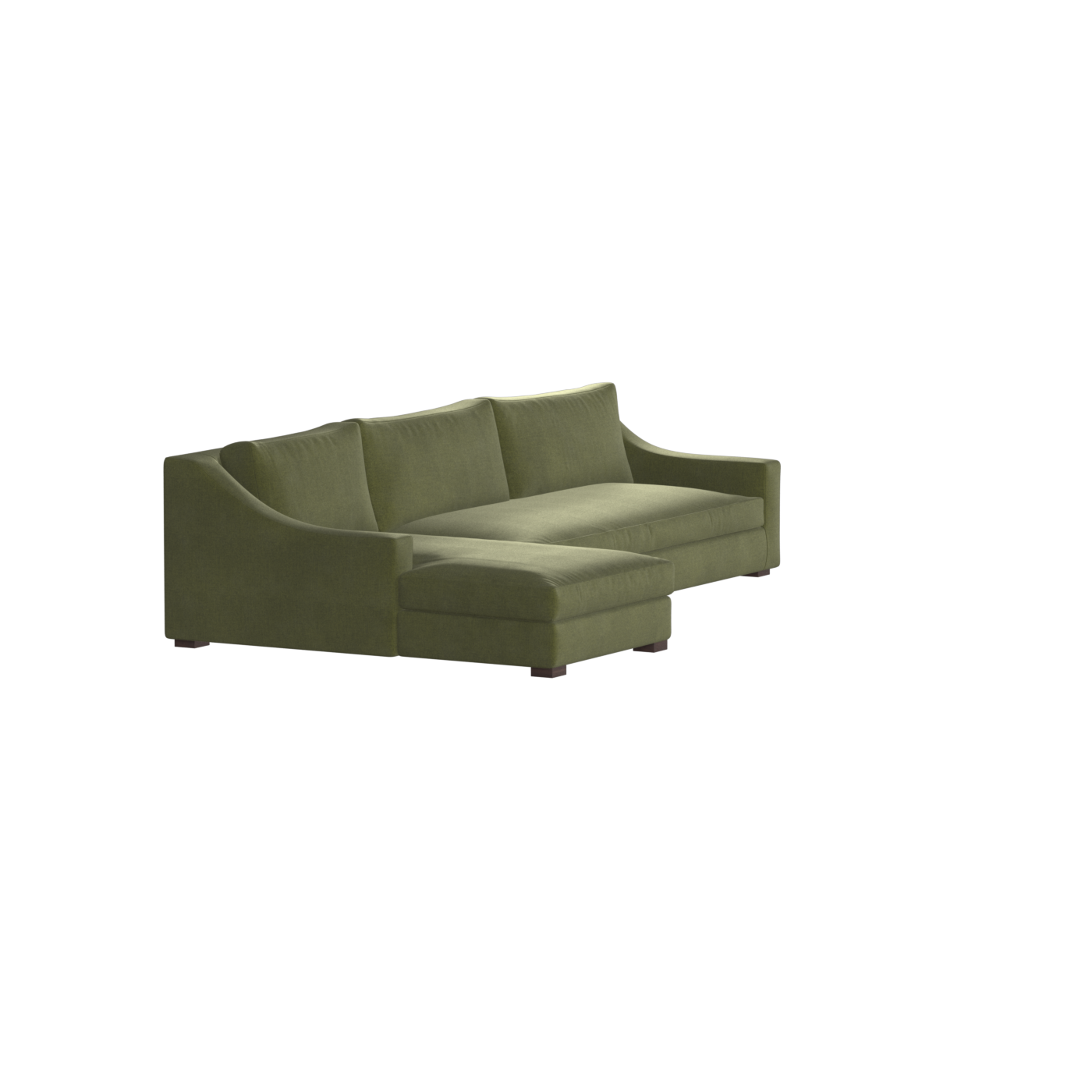 Louis Sectional Sofa — Low-Profile Modular Corner Layout