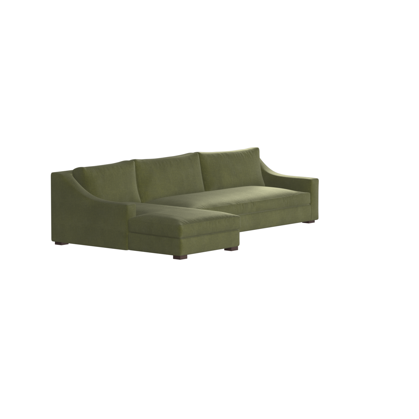 Louis Sectional Sofa — Low-Profile Modular Corner Layout