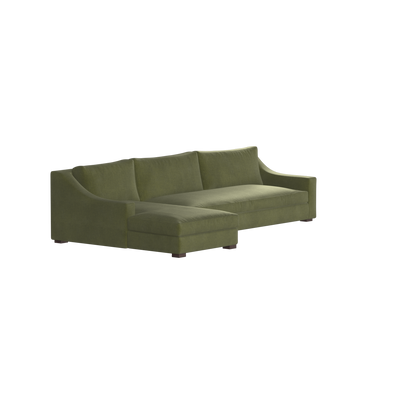 Louis Sectional Sofa — Low-Profile Modular Corner Layout