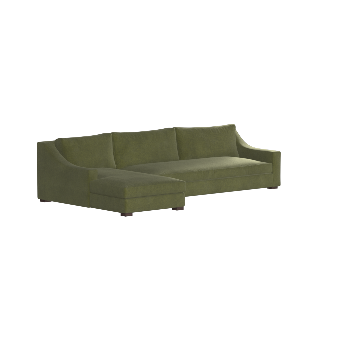 Louis Sectional Sofa — Low-Profile Modular Corner Layout