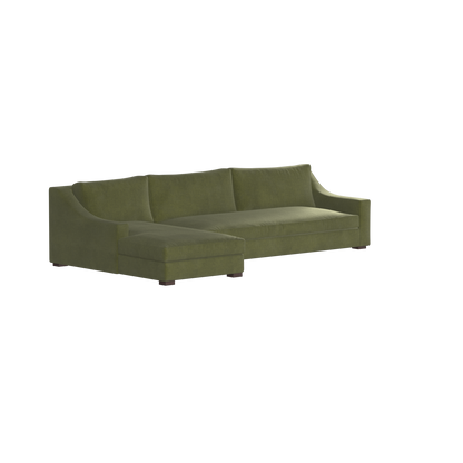 Louis Sectional Sofa — Low-Profile Modular Corner Layout