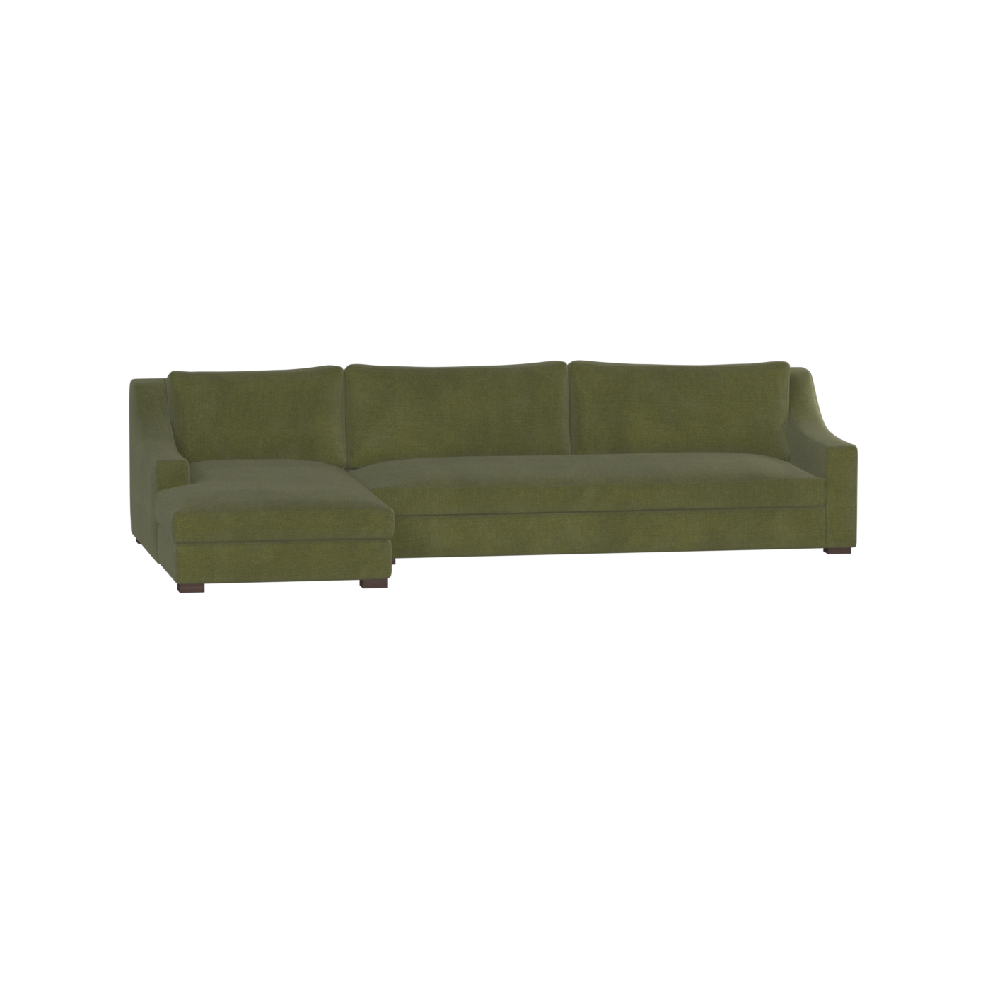 Louis Sectional Sofa — Low-Profile Modular Corner Layout