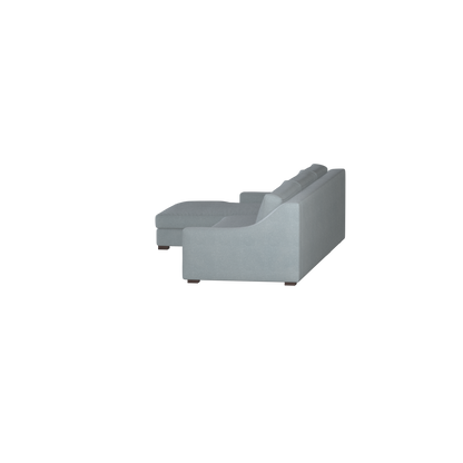 Canapé sectionnel Louis — Disposition d'angle modulaire à profil bas 