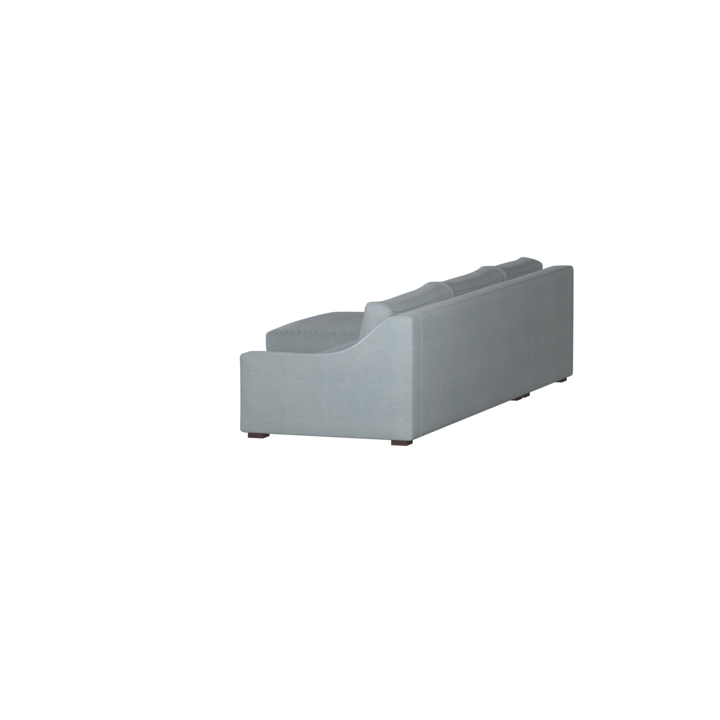 Canapé sectionnel Louis — Disposition d'angle modulaire à profil bas 