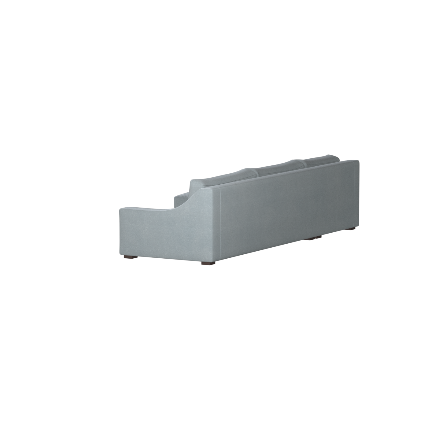 Canapé sectionnel Louis — Disposition d'angle modulaire à profil bas 