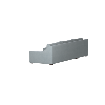 Canapé sectionnel Louis — Disposition d'angle modulaire à profil bas 