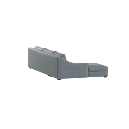 Canapé sectionnel Louis — Disposition d'angle modulaire à profil bas 
