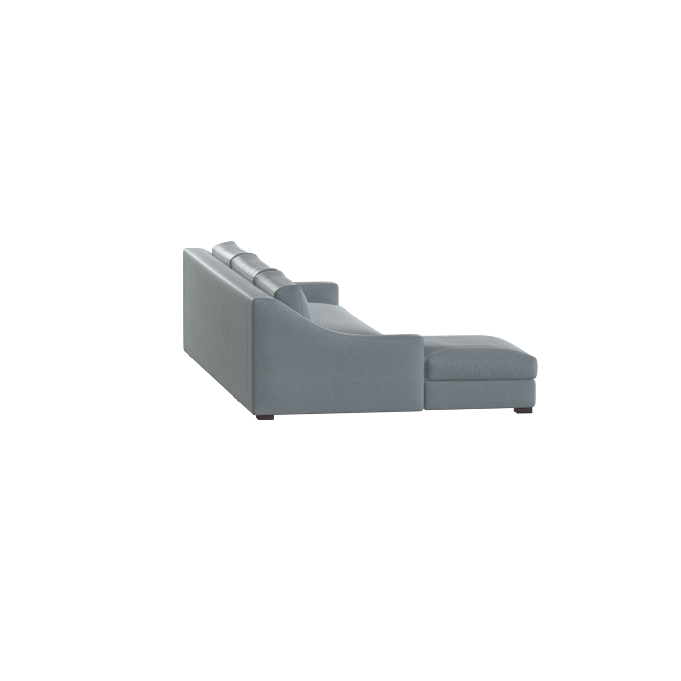 Canapé sectionnel Louis — Disposition d'angle modulaire à profil bas 