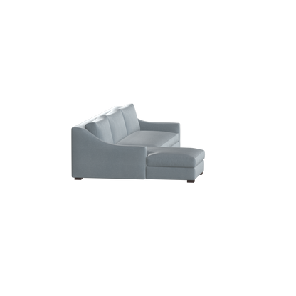 Canapé sectionnel Louis — Disposition d'angle modulaire à profil bas 