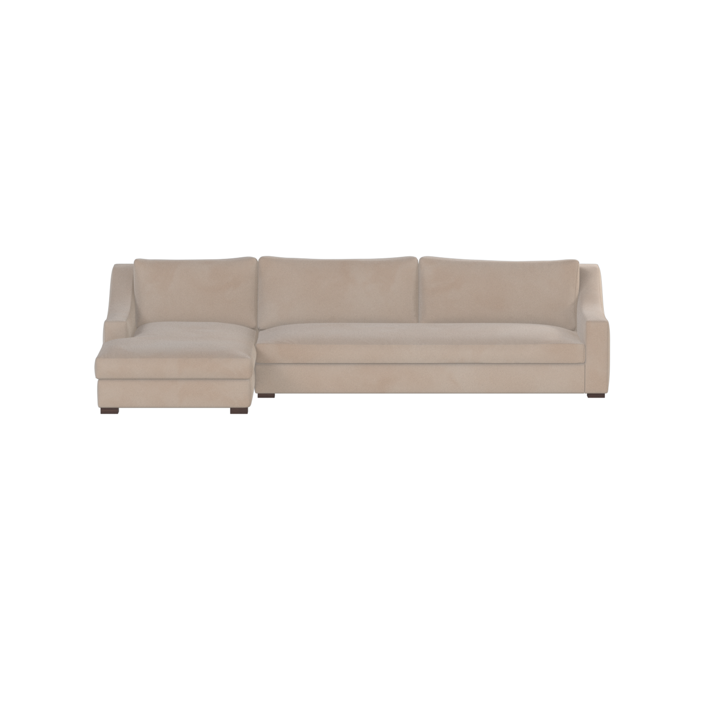 Louis Sectional Sofa — Low-Profile Modular Corner Layout