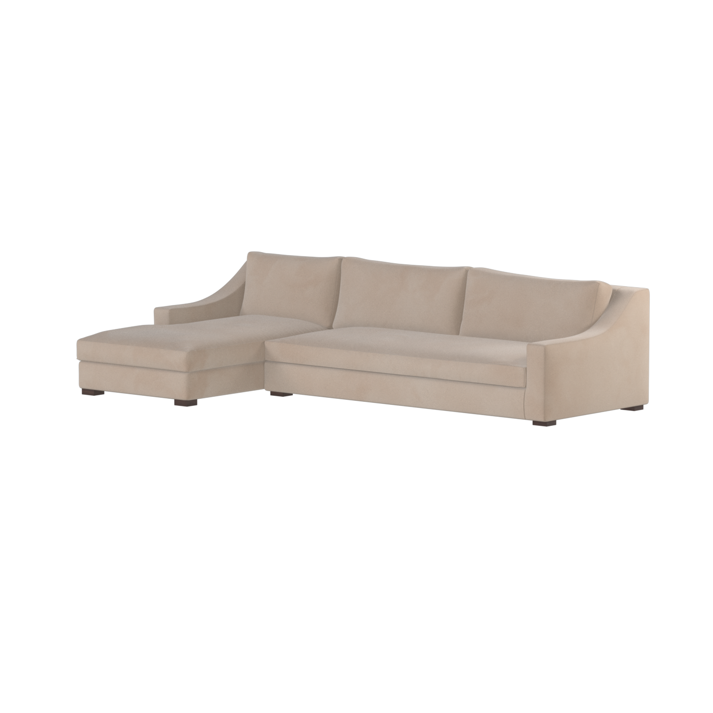 Louis Sectional Sofa — Low-Profile Modular Corner Layout