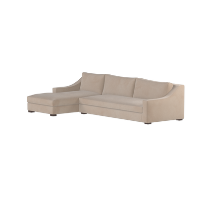 Louis Sectional Sofa — Low-Profile Modular Corner Layout