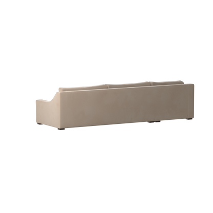 Louis Sectional Sofa — Low-Profile Modular Corner Layout