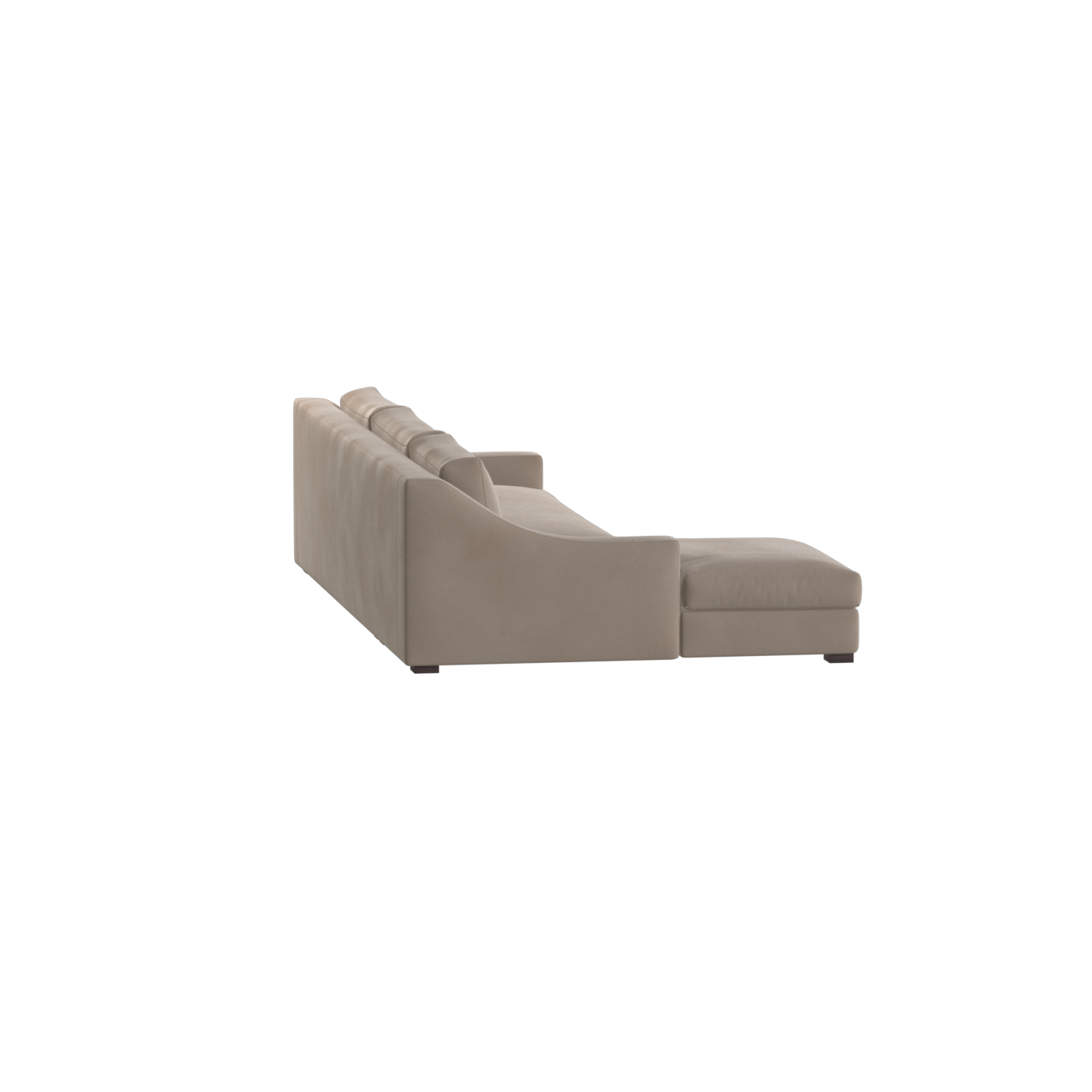 Louis Sectional Sofa — Low-Profile Modular Corner Layout