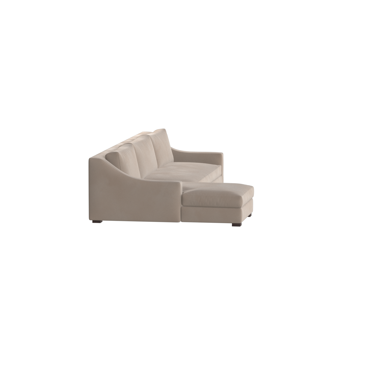 Louis Sectional Sofa — Low-Profile Modular Corner Layout