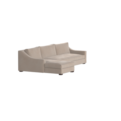 Louis Sectional Sofa — Low-Profile Modular Corner Layout