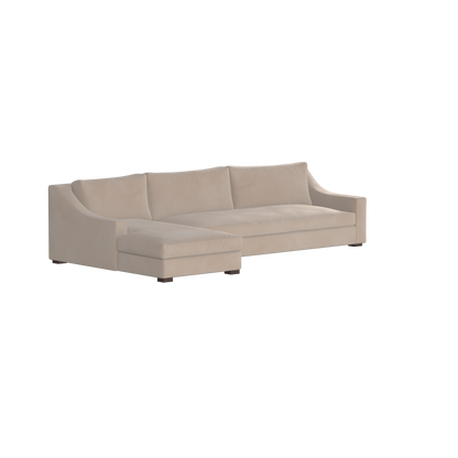 Louis Sectional Sofa — Low-Profile Modular Corner Layout