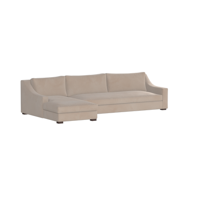 Louis Sectional Sofa — Low-Profile Modular Corner Layout