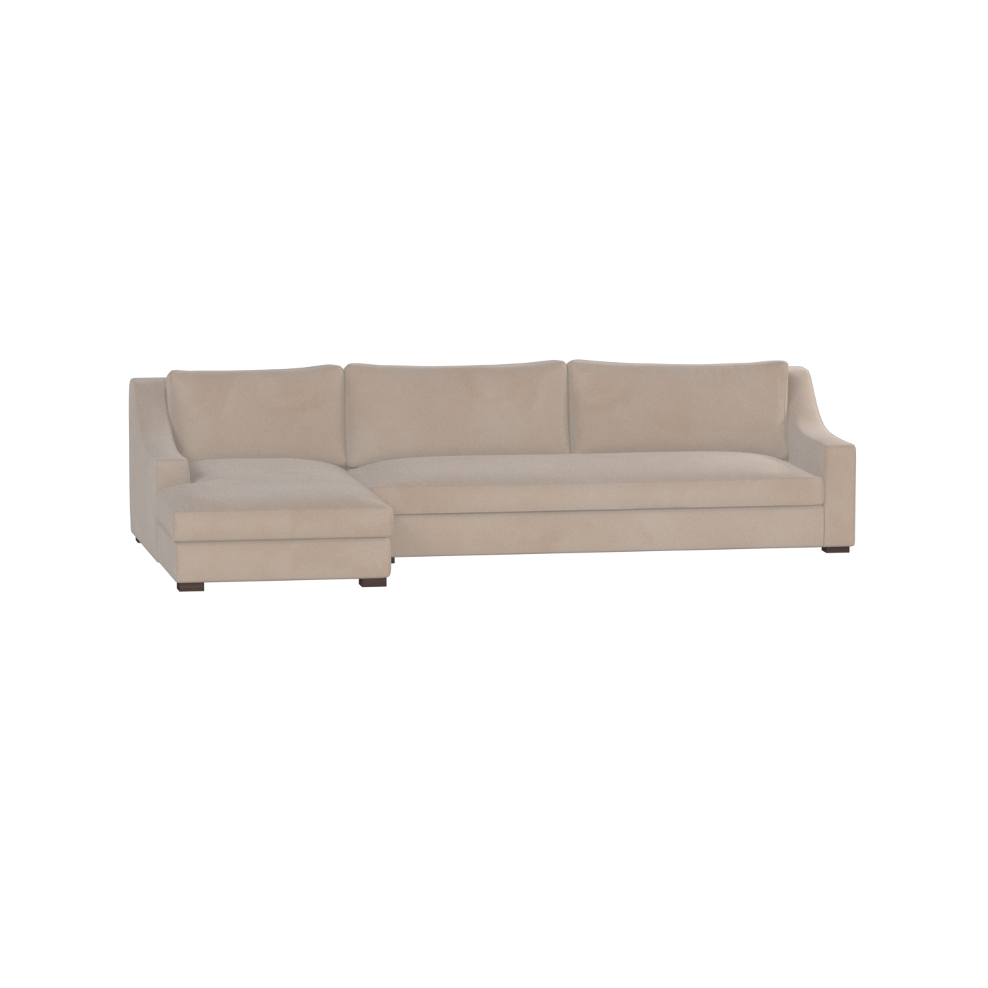 Louis Sectional Sofa — Low-Profile Modular Corner Layout