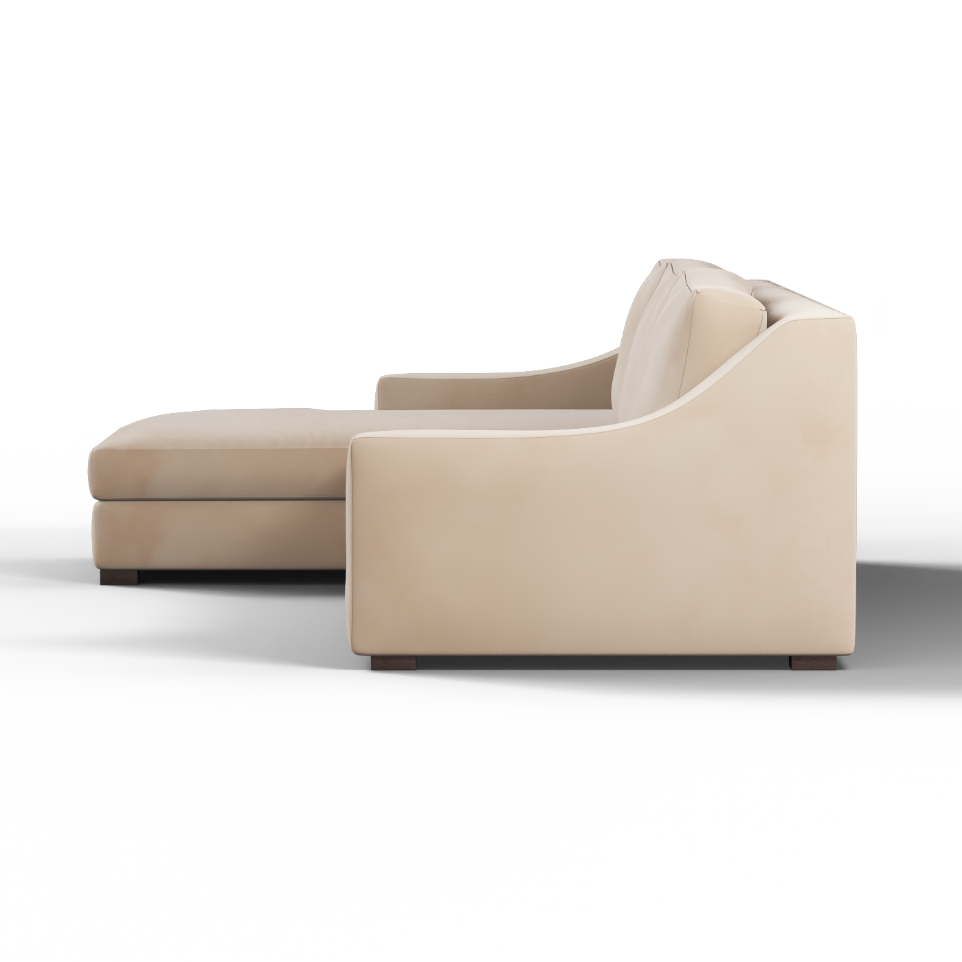 Louis Sectional Sofa — Low-Profile Modular Corner Layout