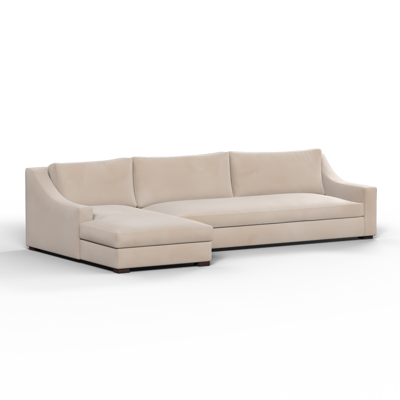 Louis Sectional Sofa — Low-Profile Modular Corner Layout
