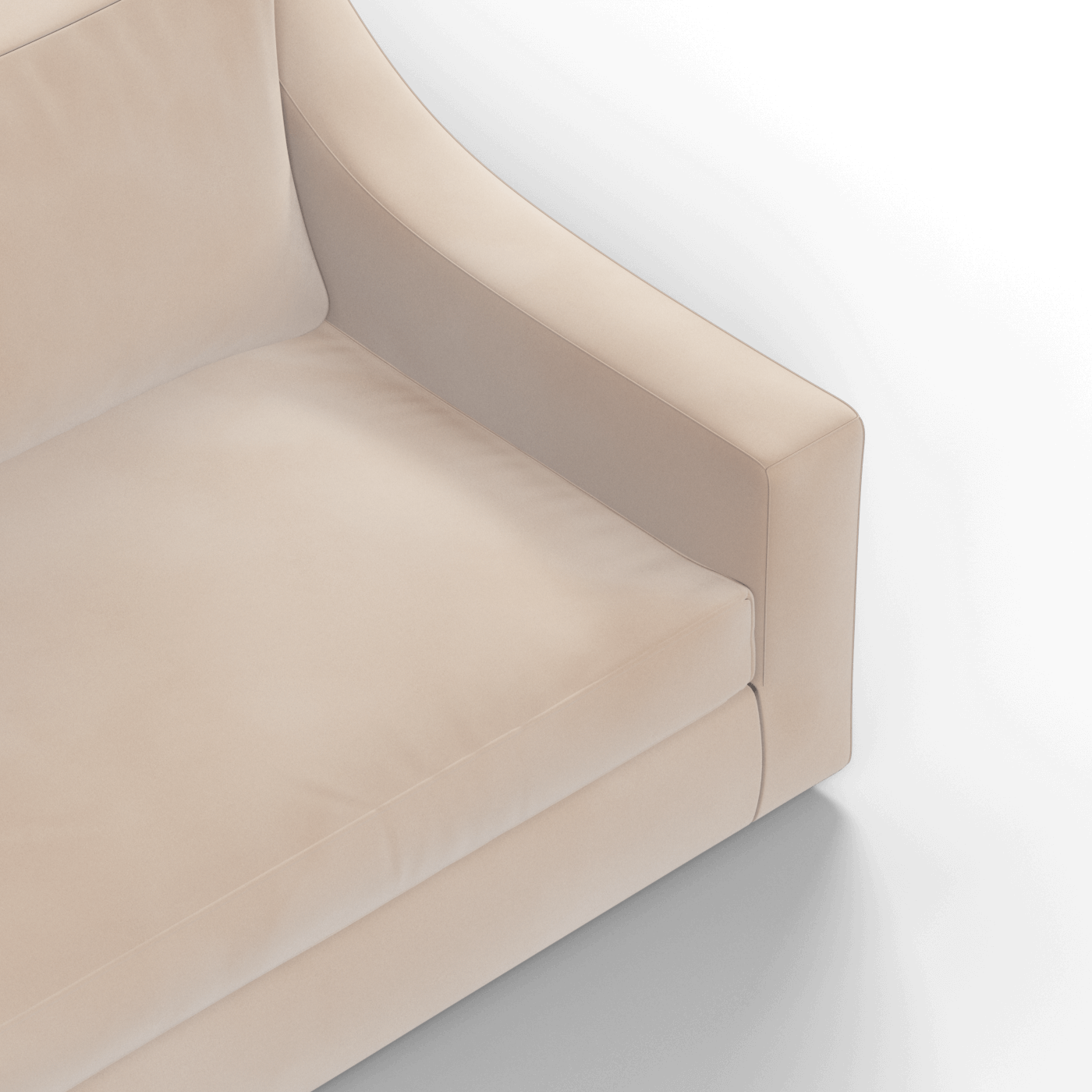 Louis Sectional Sofa — Low-Profile Modular Corner Layout