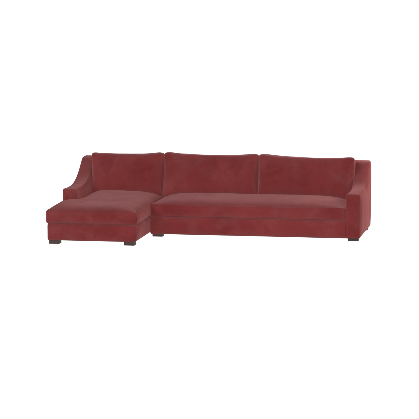 Louis Sectional Sofa — Low-Profile Modular Corner Layout