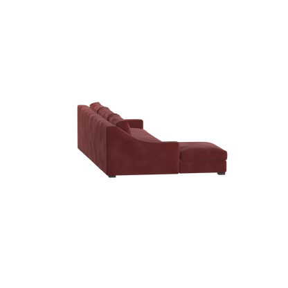 Louis Sectional Sofa — Low-Profile Modular Corner Layout