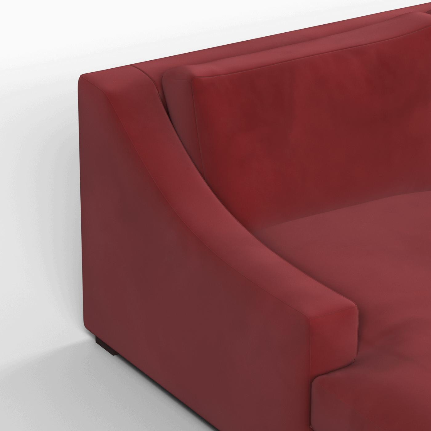 Louis Sectional Sofa — Low-Profile Modular Corner Layout